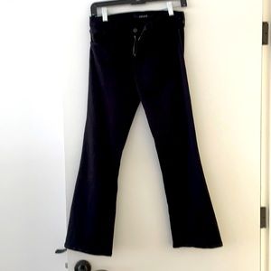 Wide leg stretch jeans